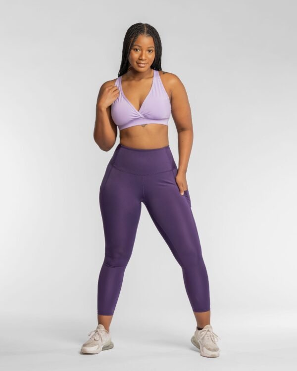 Hi Five Pocketed High-Waist Legging – Purple Craze